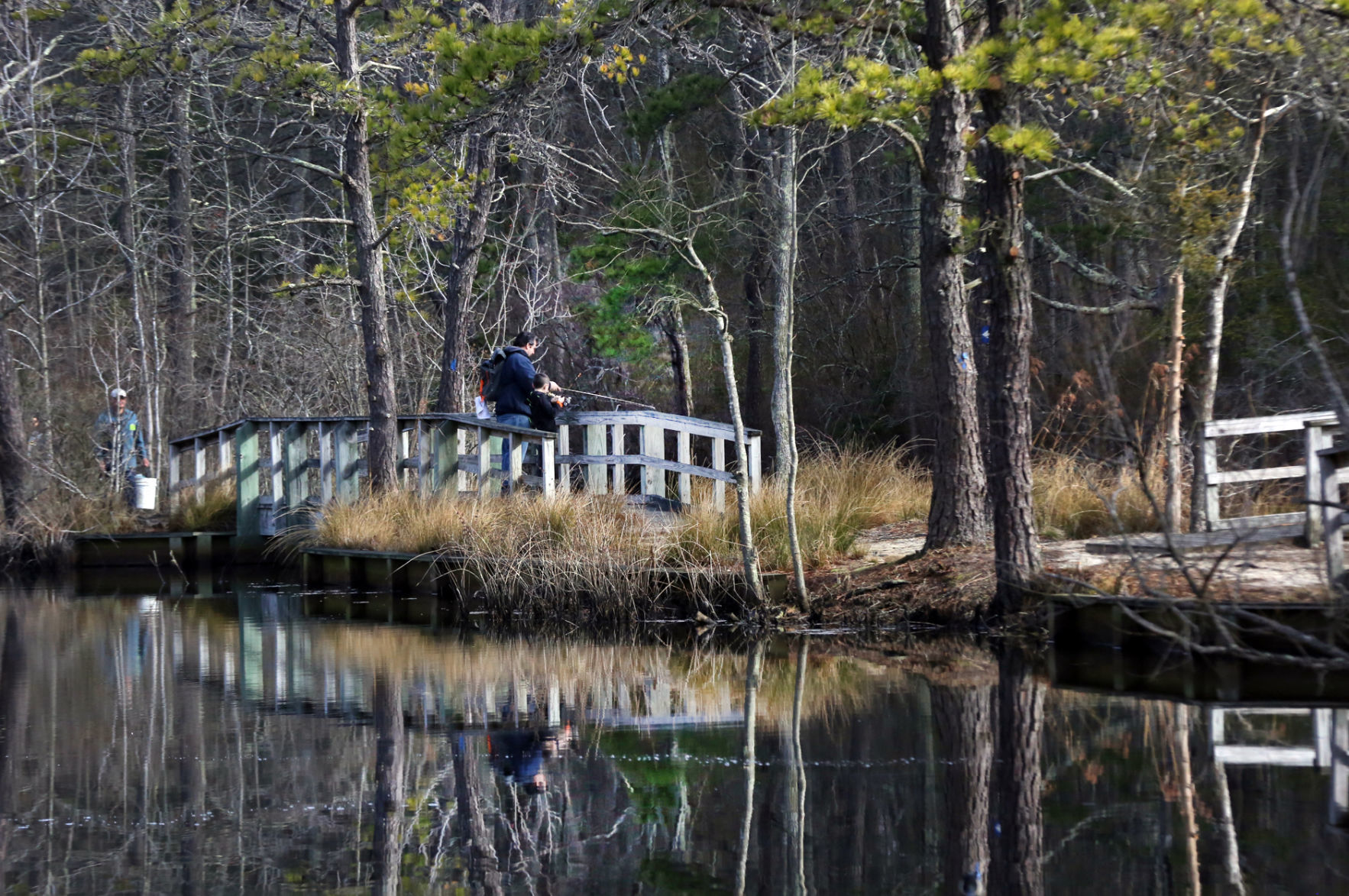 Trout fishing at Birch Grove